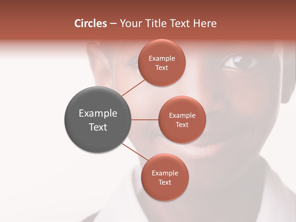 Confidence Dark Smile PowerPoint Template