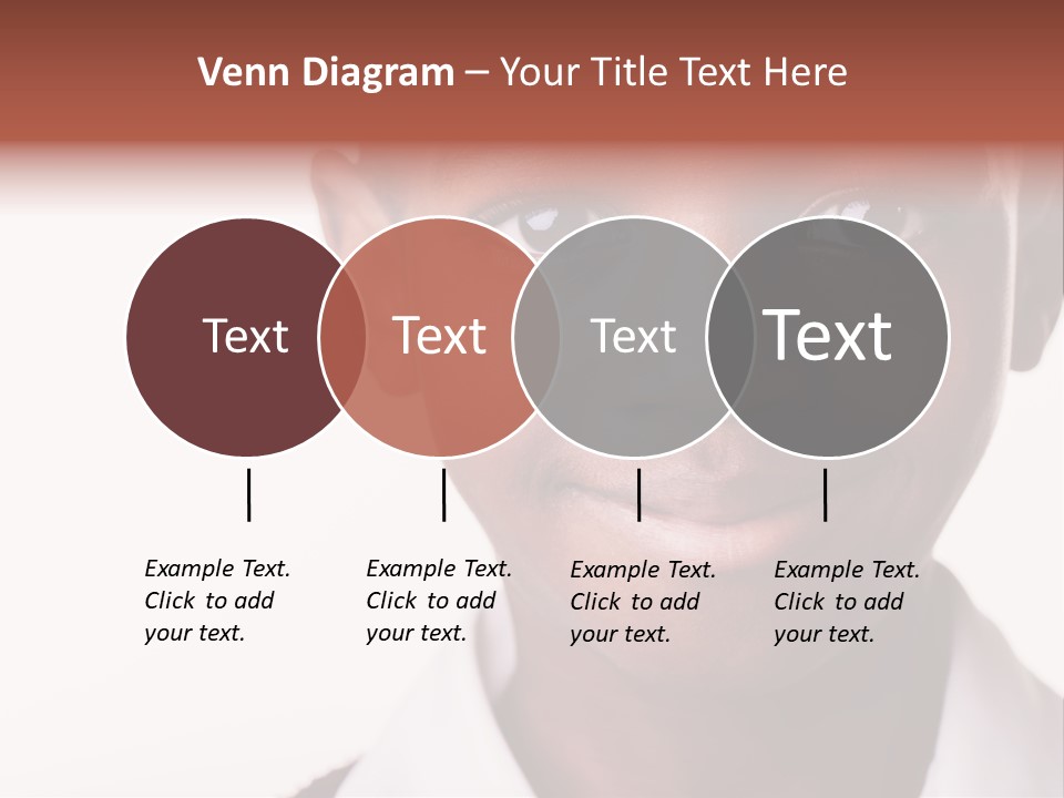 Confidence Dark Smile PowerPoint Template
