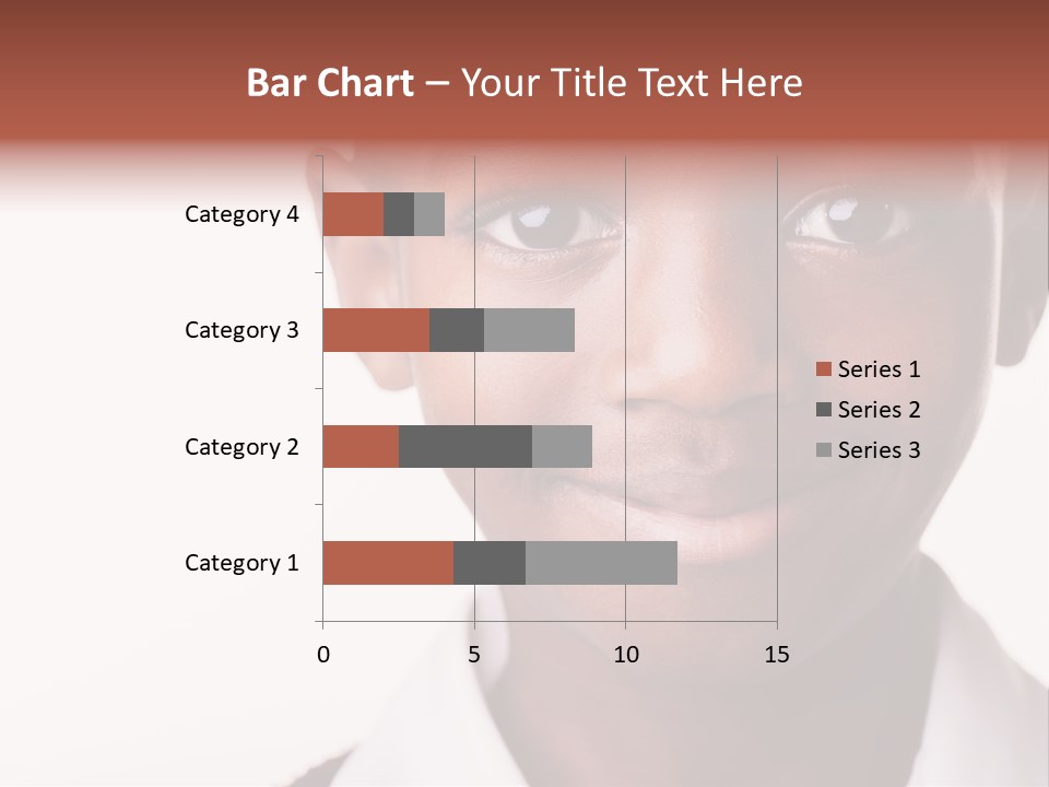 Confidence Dark Smile PowerPoint Template