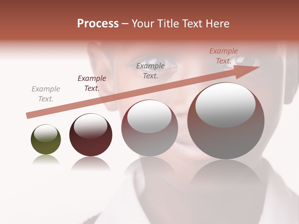 Confidence Dark Smile PowerPoint Template