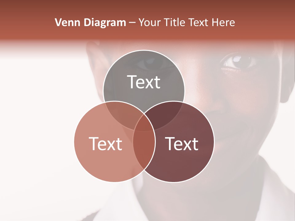 Confidence Dark Smile PowerPoint Template