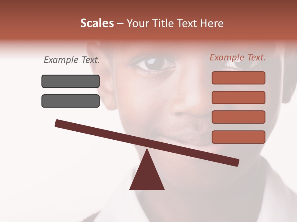 Confidence Dark Smile PowerPoint Template
