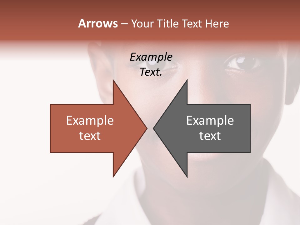 Confidence Dark Smile PowerPoint Template