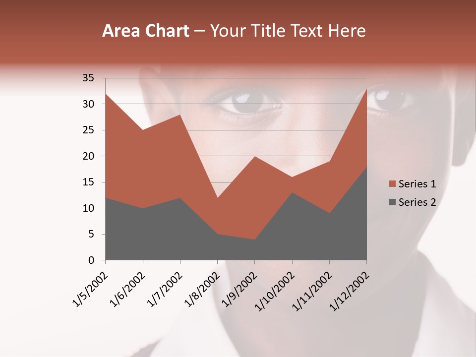 Confidence Dark Smile PowerPoint Template