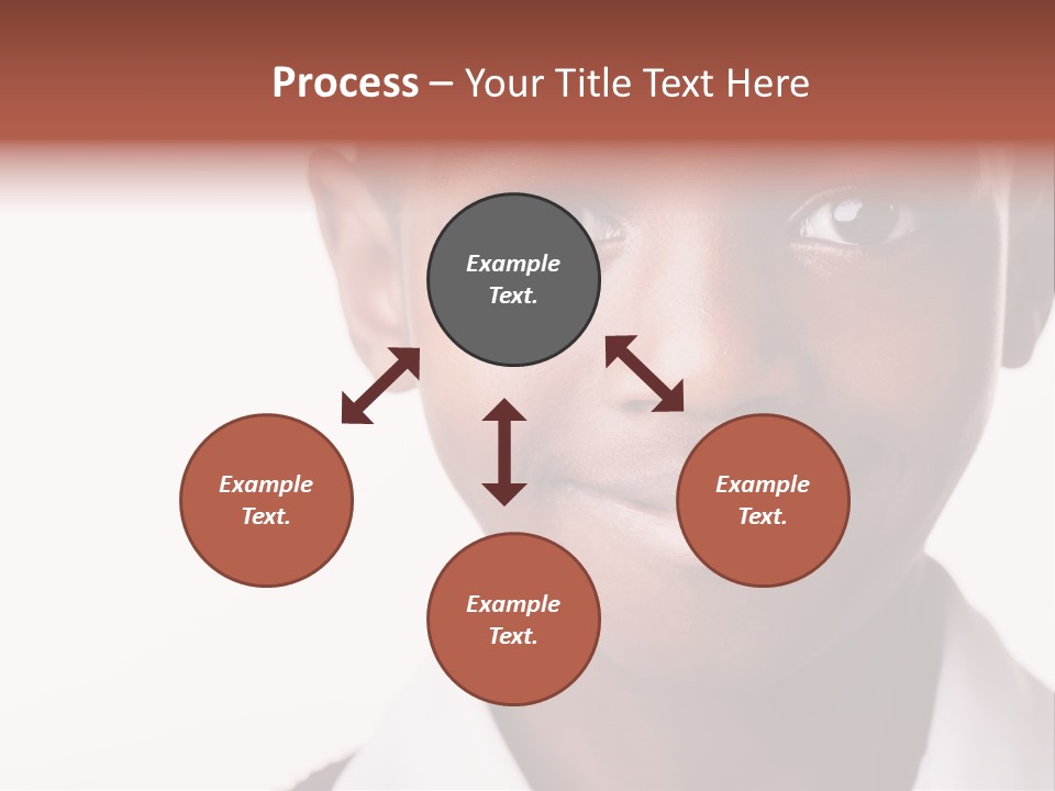 Confidence Dark Smile PowerPoint Template