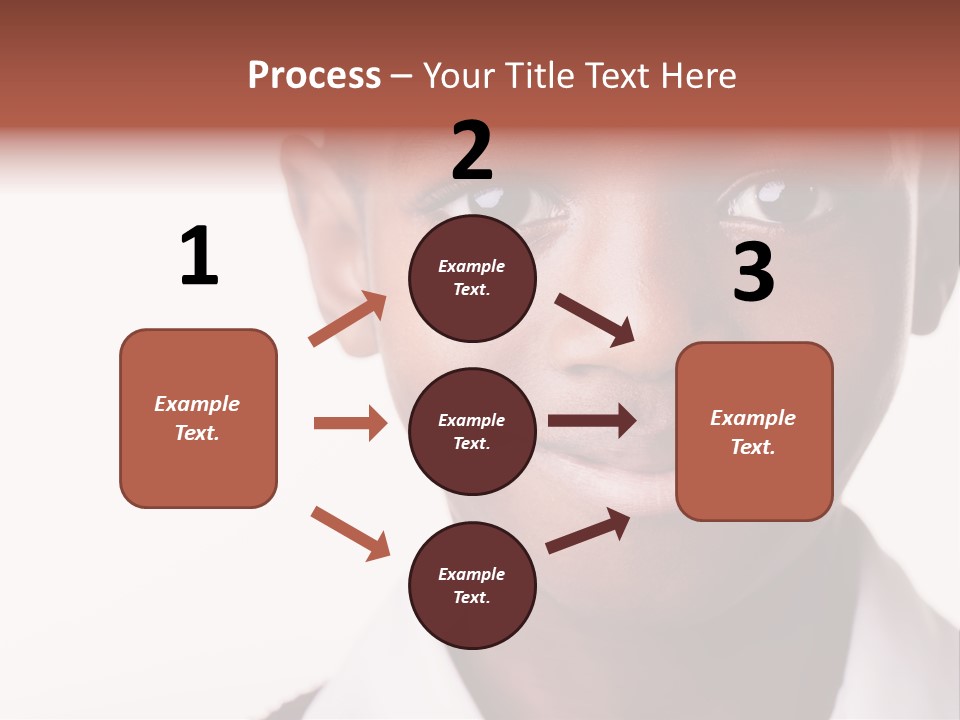 Confidence Dark Smile PowerPoint Template