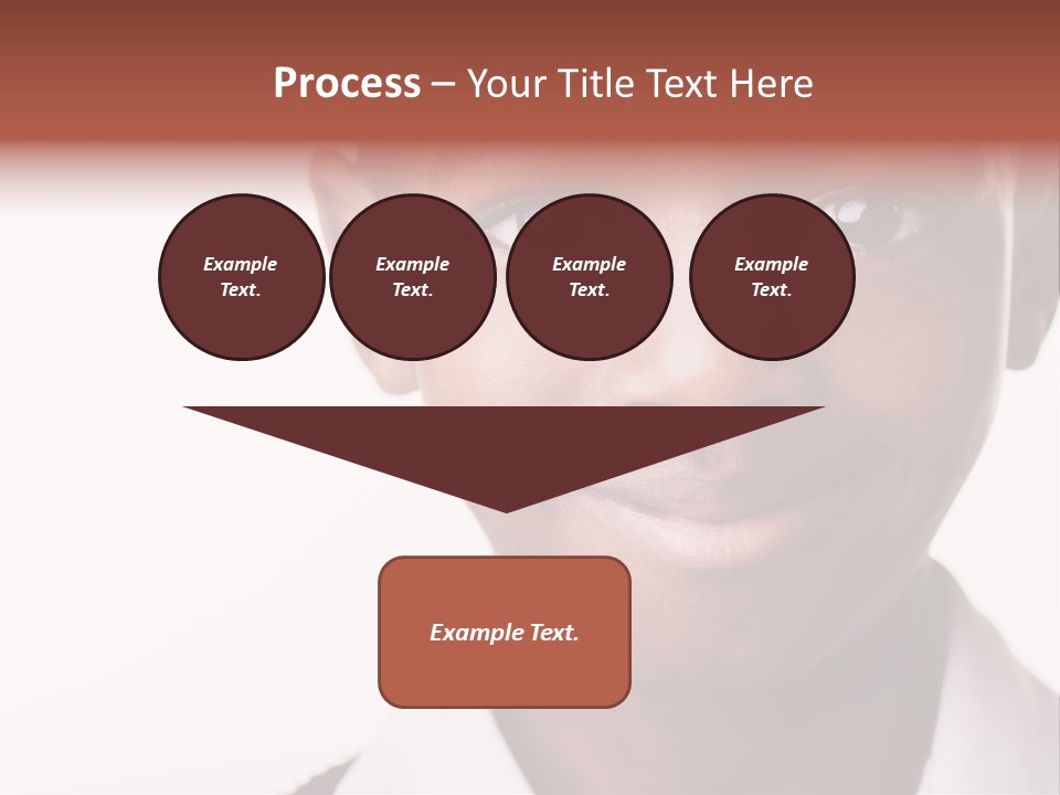 Confidence Dark Smile PowerPoint Template