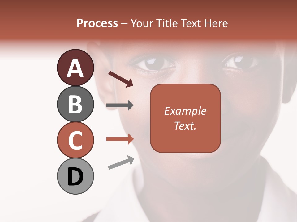 Confidence Dark Smile PowerPoint Template