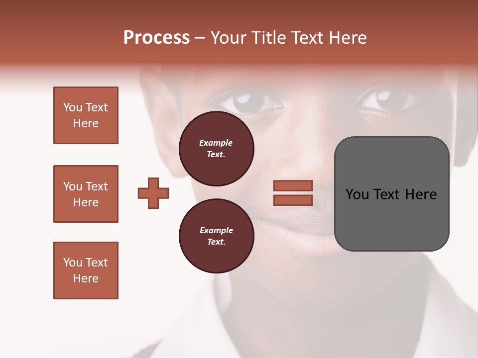 Confidence Dark Smile PowerPoint Template