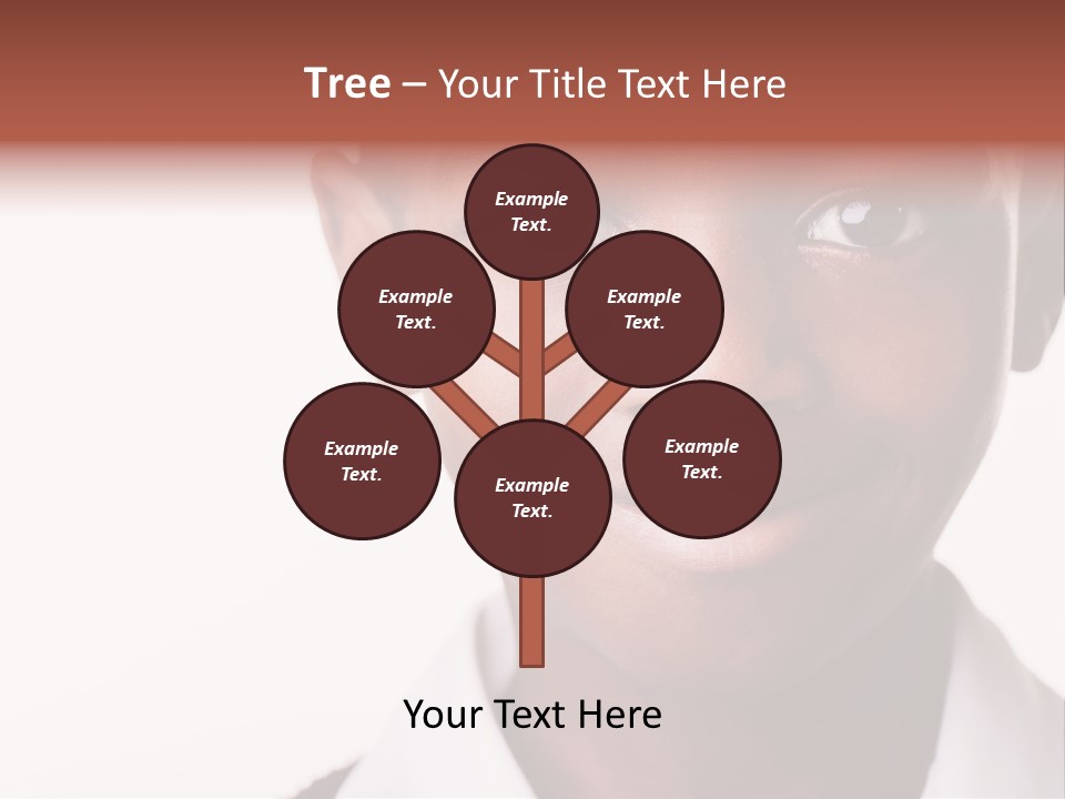 Confidence Dark Smile PowerPoint Template