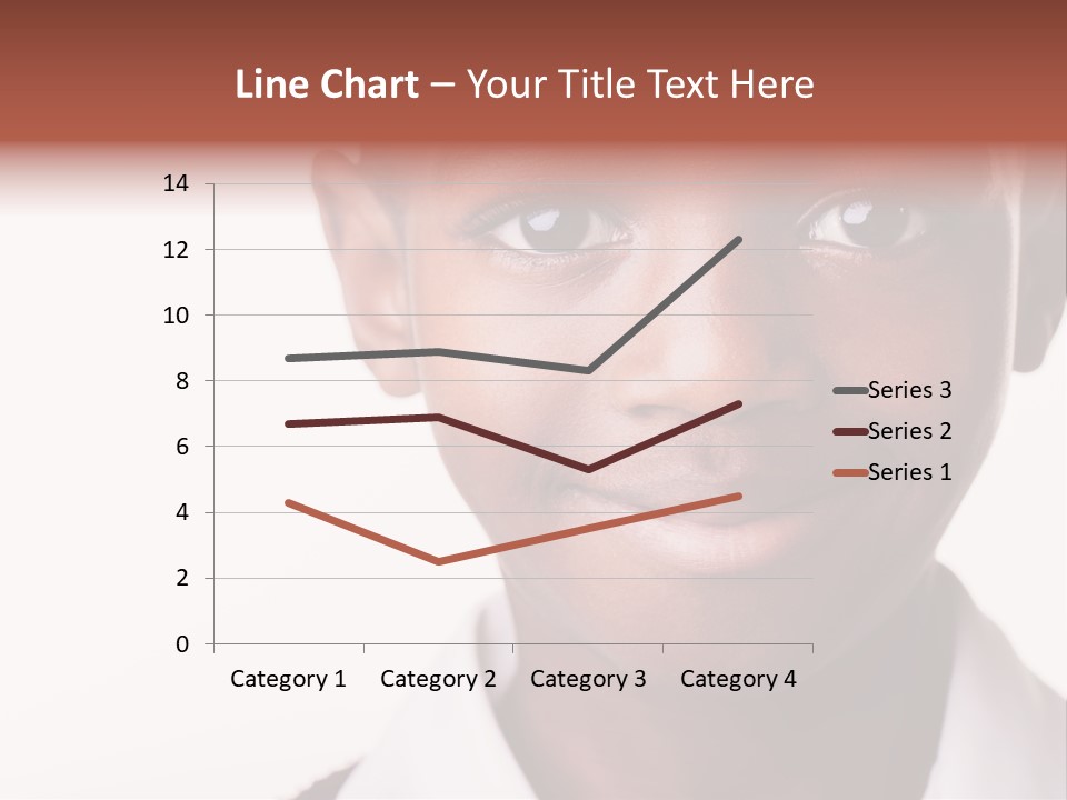 Confidence Dark Smile PowerPoint Template