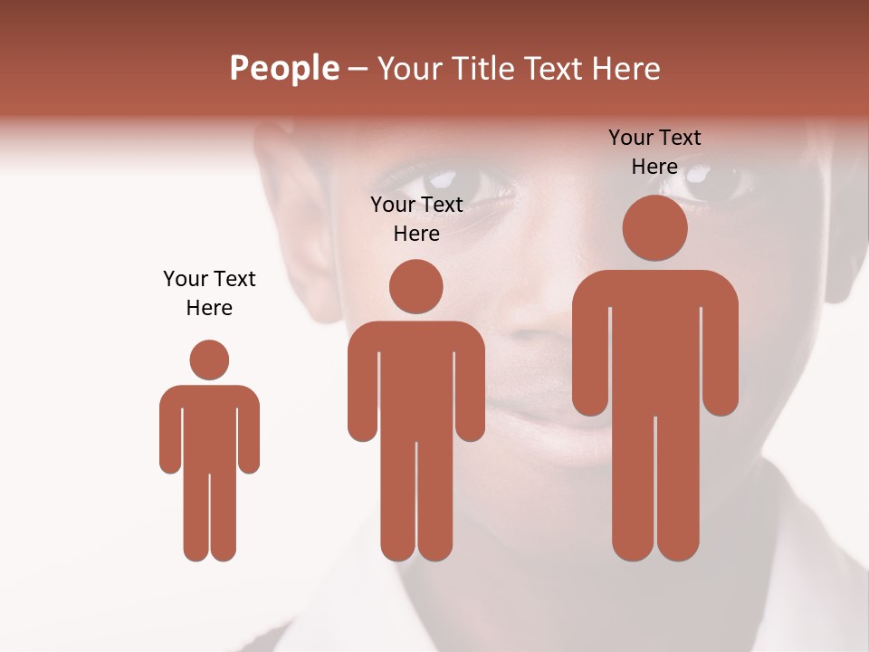 Confidence Dark Smile PowerPoint Template