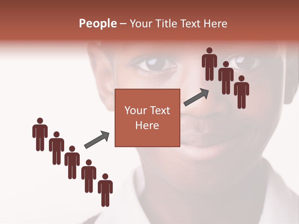 Confidence Dark Smile PowerPoint Template