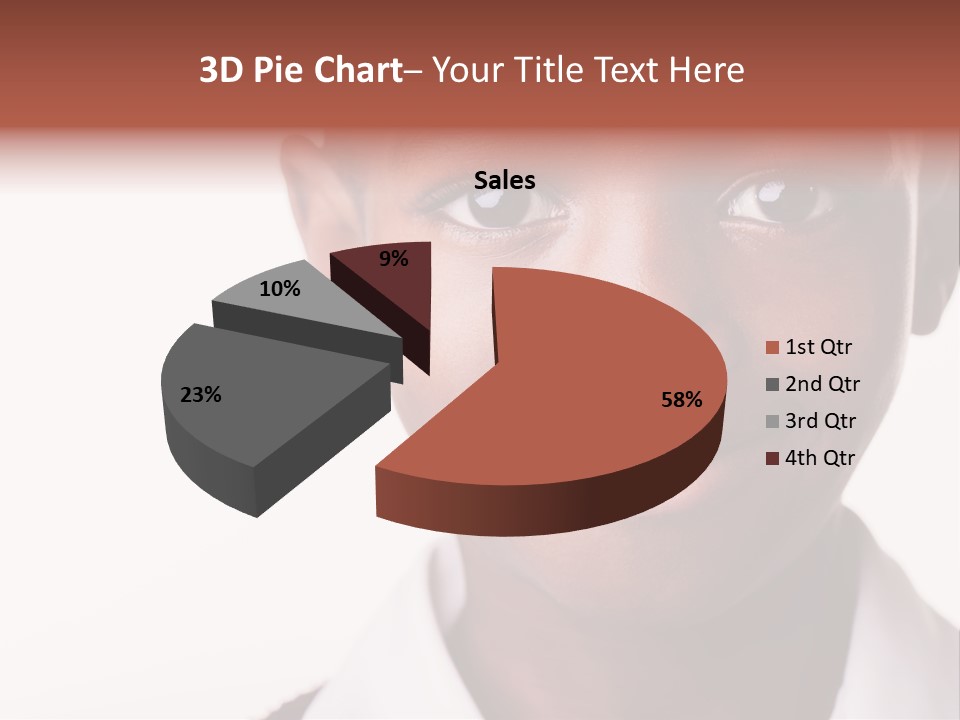 Confidence Dark Smile PowerPoint Template