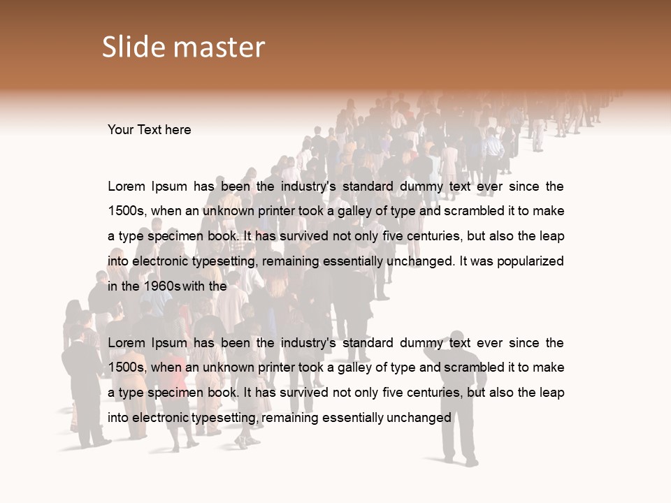 Clothing Follow Business PowerPoint Template