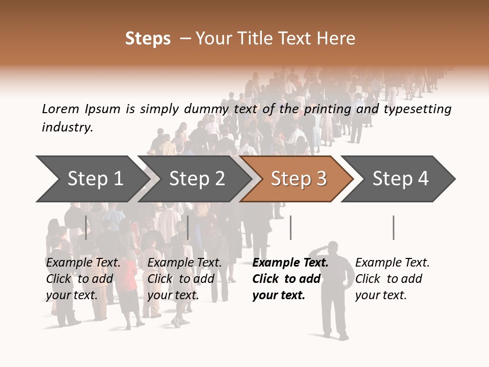 Clothing Follow Business PowerPoint Template