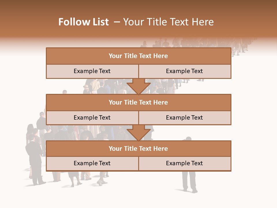 Clothing Follow Business PowerPoint Template