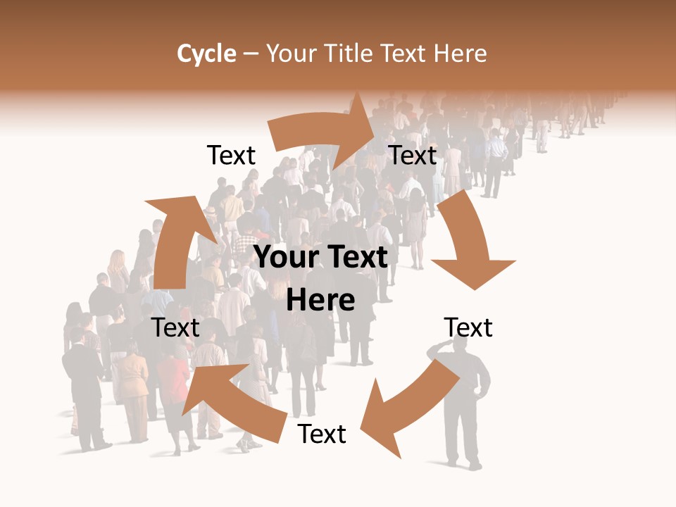 Clothing Follow Business PowerPoint Template