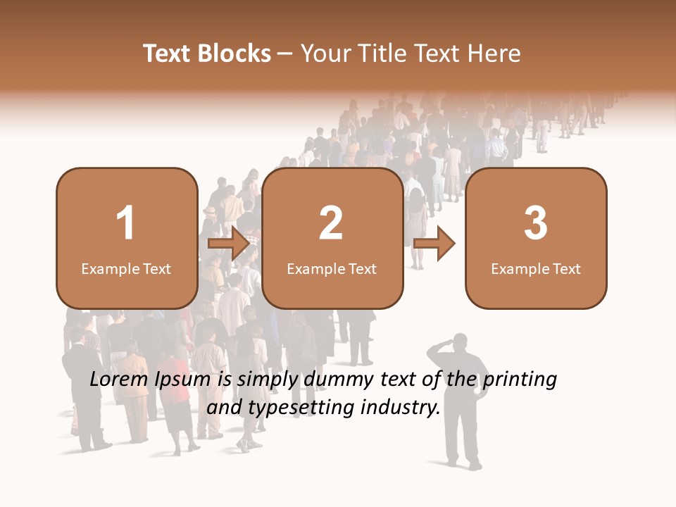 Clothing Follow Business PowerPoint Template