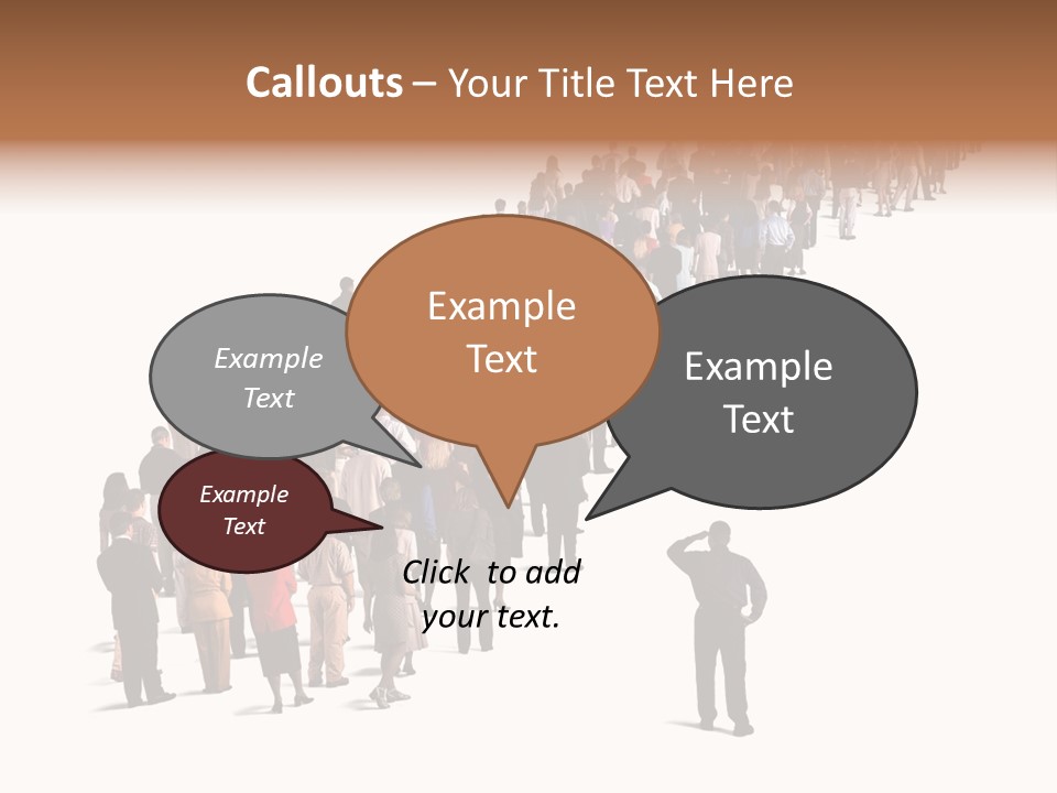 Clothing Follow Business PowerPoint Template