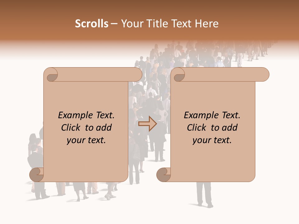 Clothing Follow Business PowerPoint Template