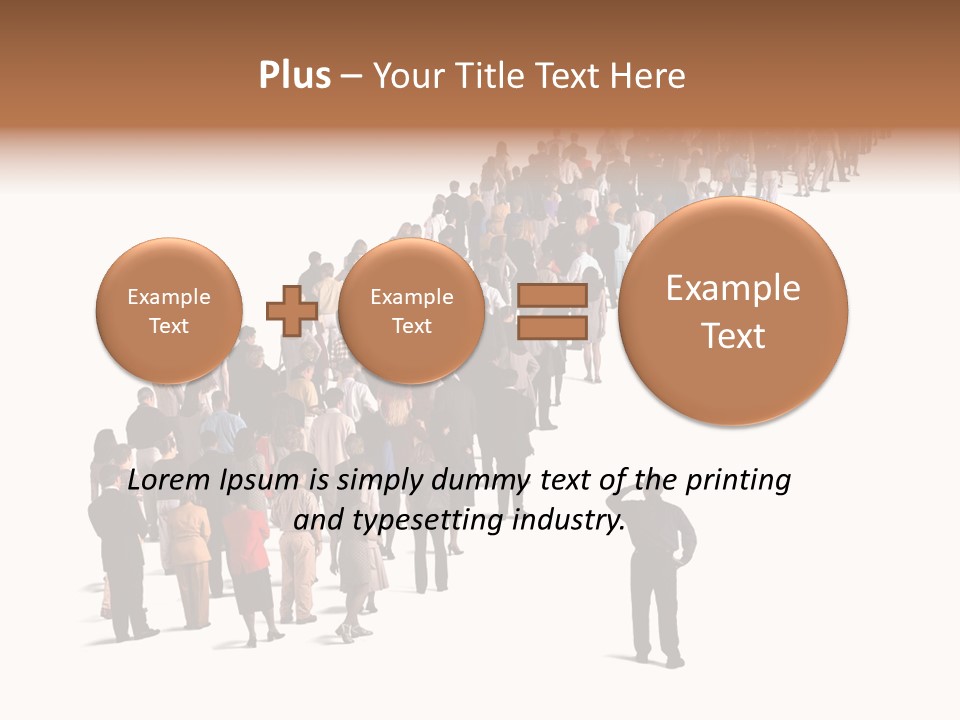 Clothing Follow Business PowerPoint Template