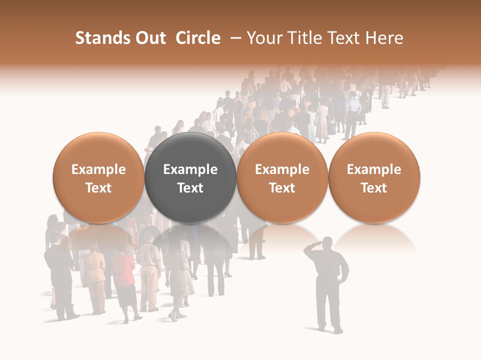 Clothing Follow Business PowerPoint Template