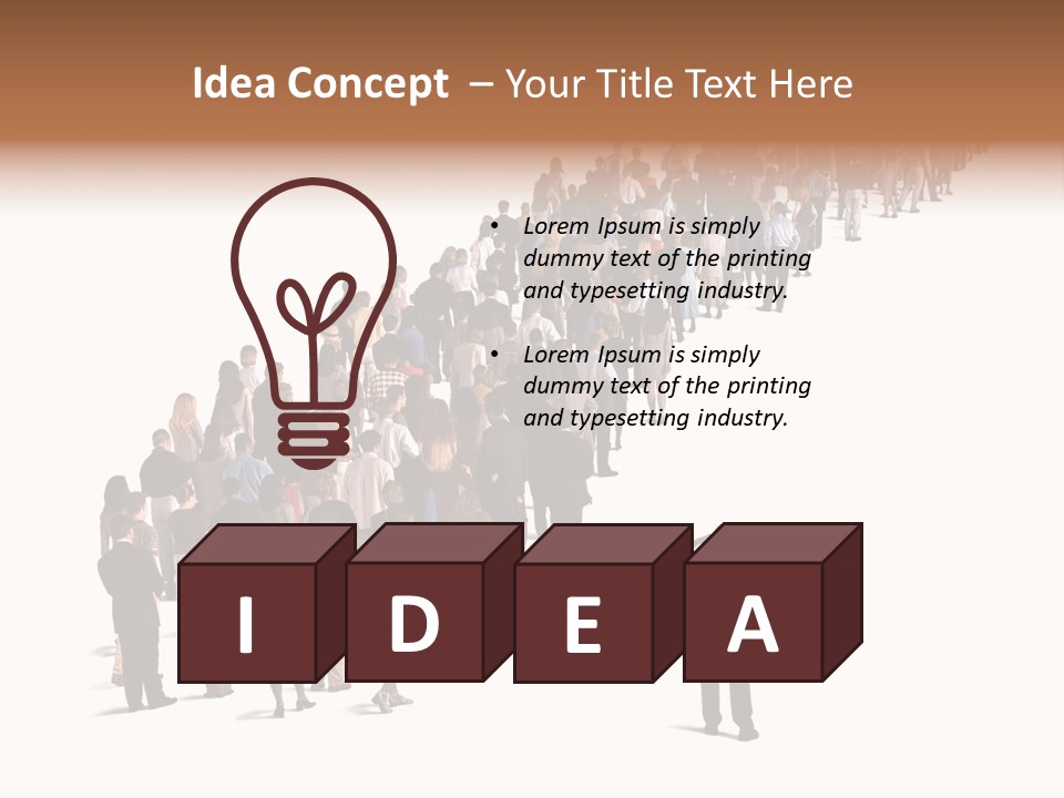 Clothing Follow Business PowerPoint Template