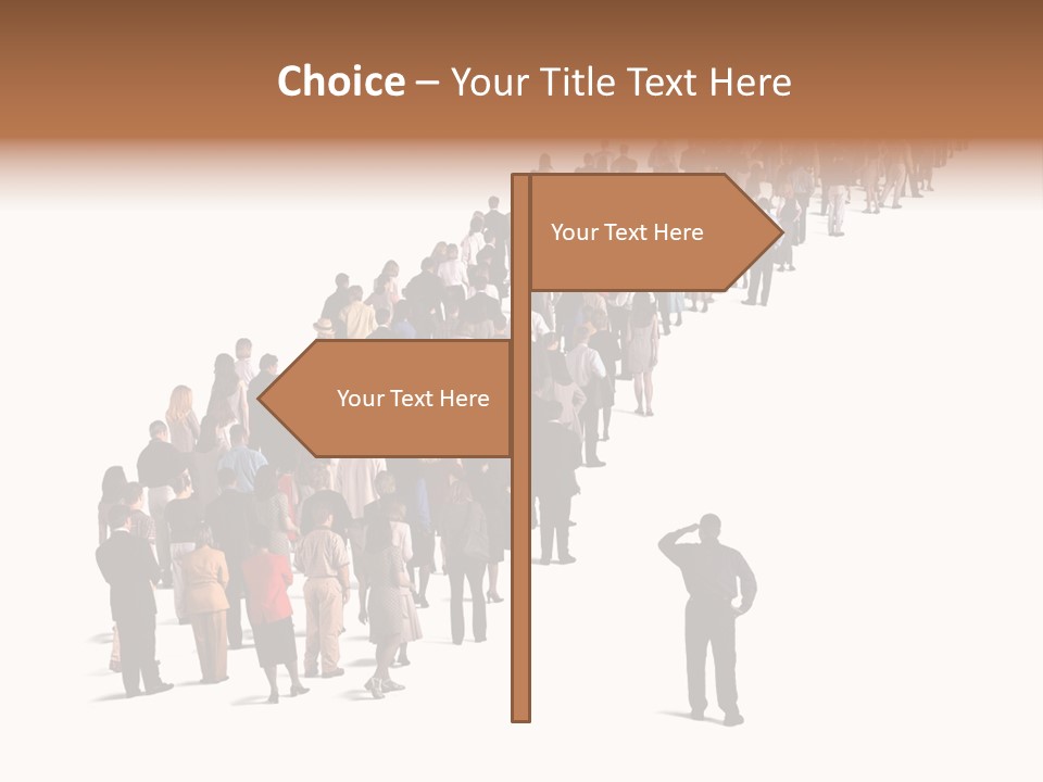 Clothing Follow Business PowerPoint Template