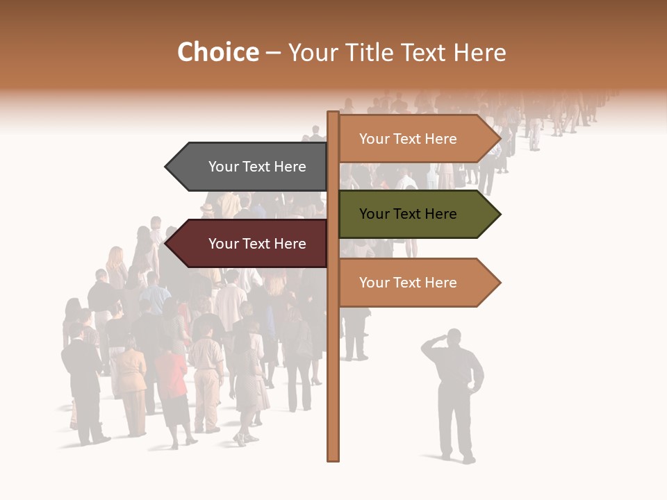 Clothing Follow Business PowerPoint Template