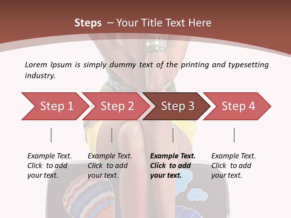 Adventure Casual Airport PowerPoint Template