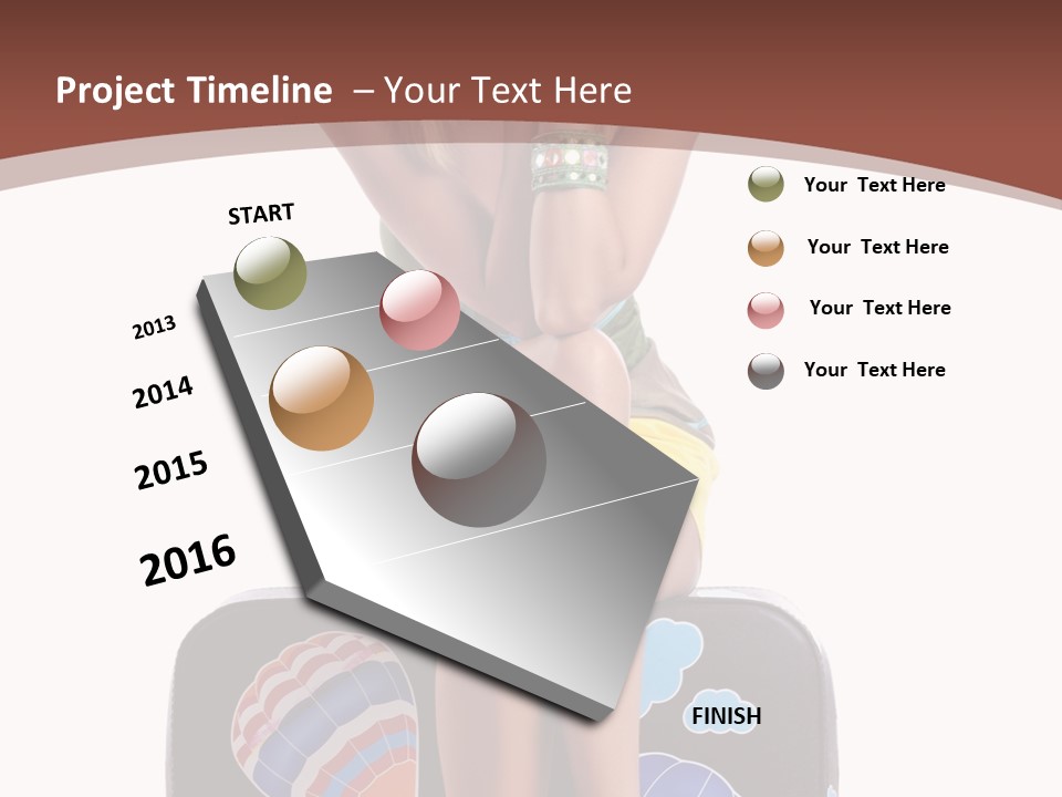 Adventure Casual Airport PowerPoint Template