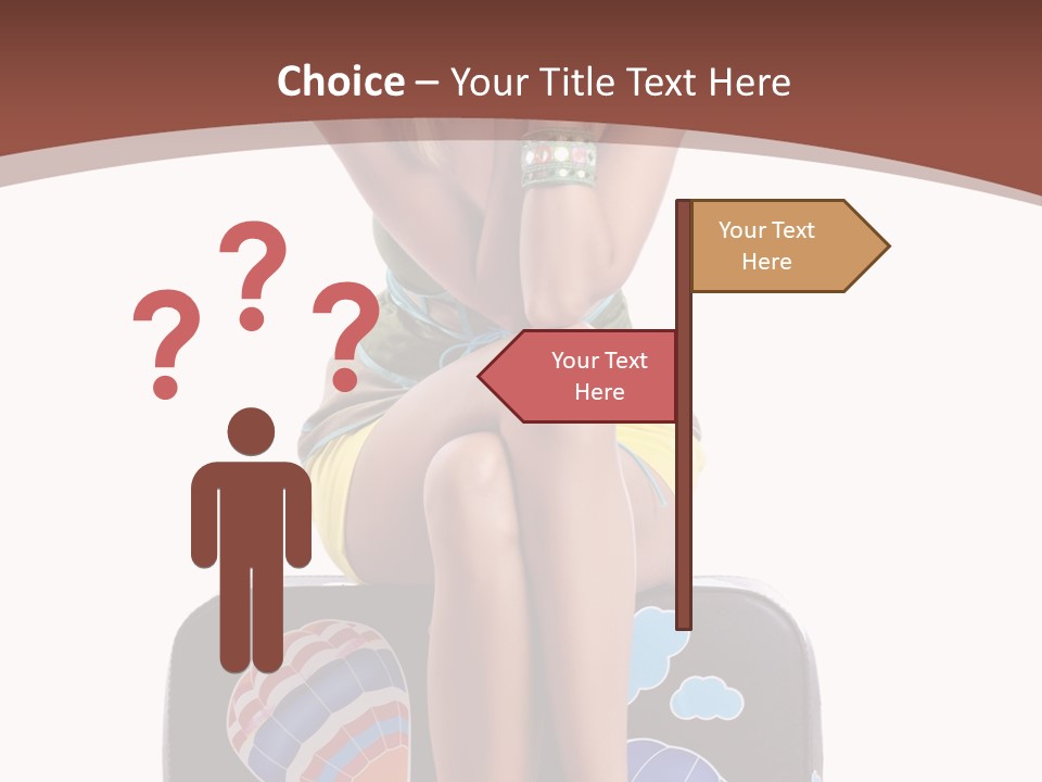 Adventure Casual Airport PowerPoint Template
