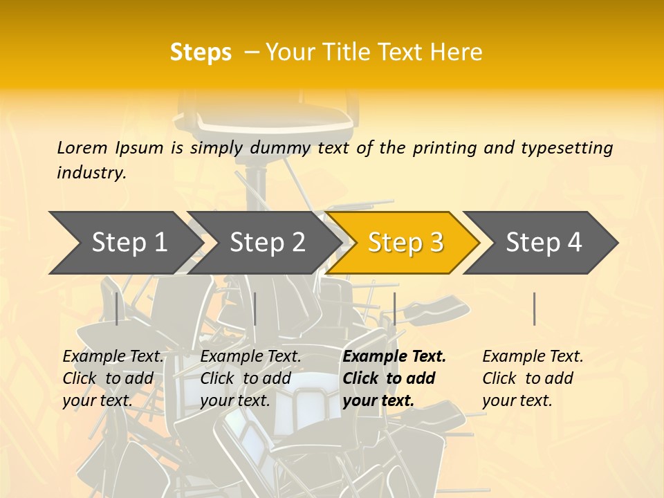 Height Metaphor Success PowerPoint Template