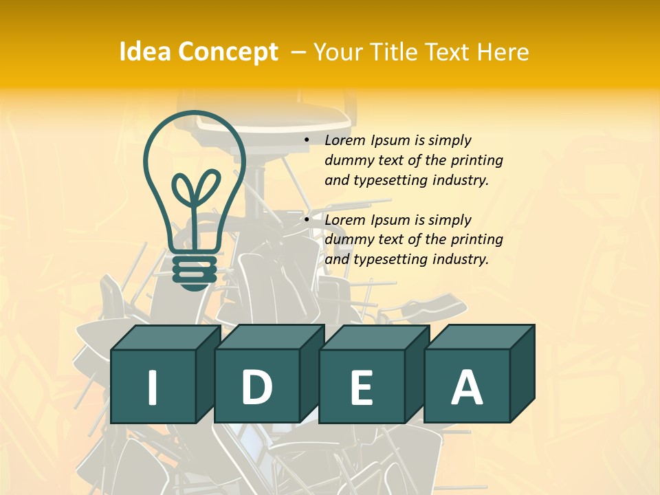 Height Metaphor Success PowerPoint Template