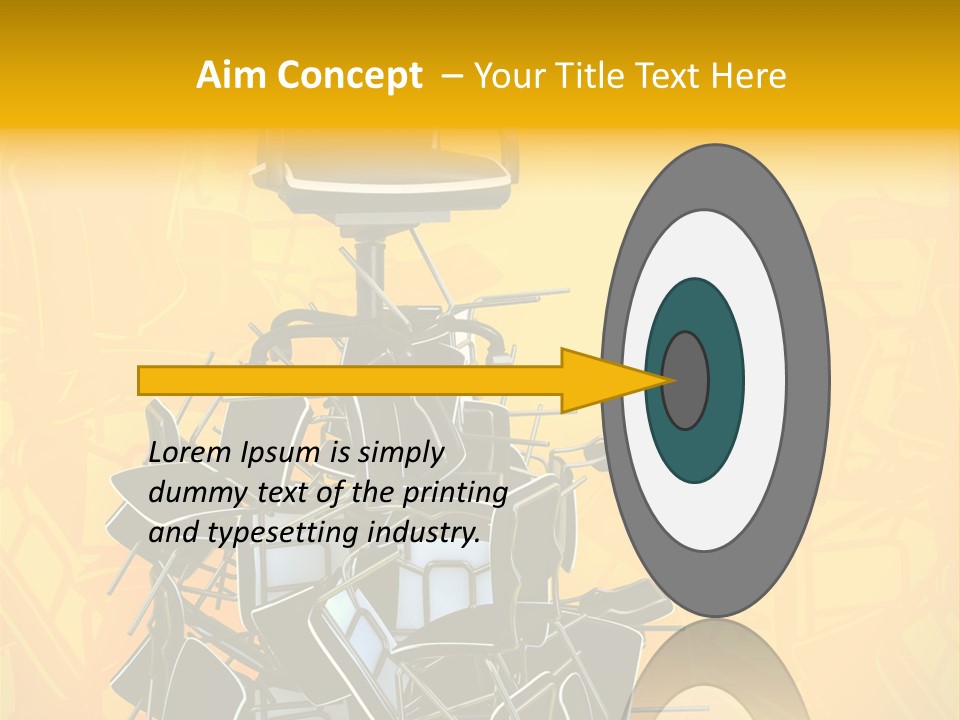 Height Metaphor Success PowerPoint Template