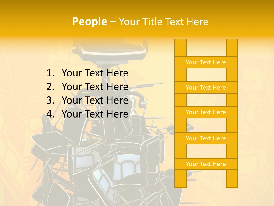 Height Metaphor Success PowerPoint Template