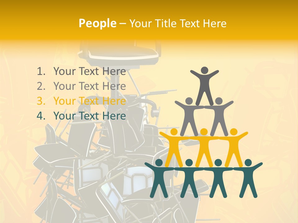 Height Metaphor Success PowerPoint Template