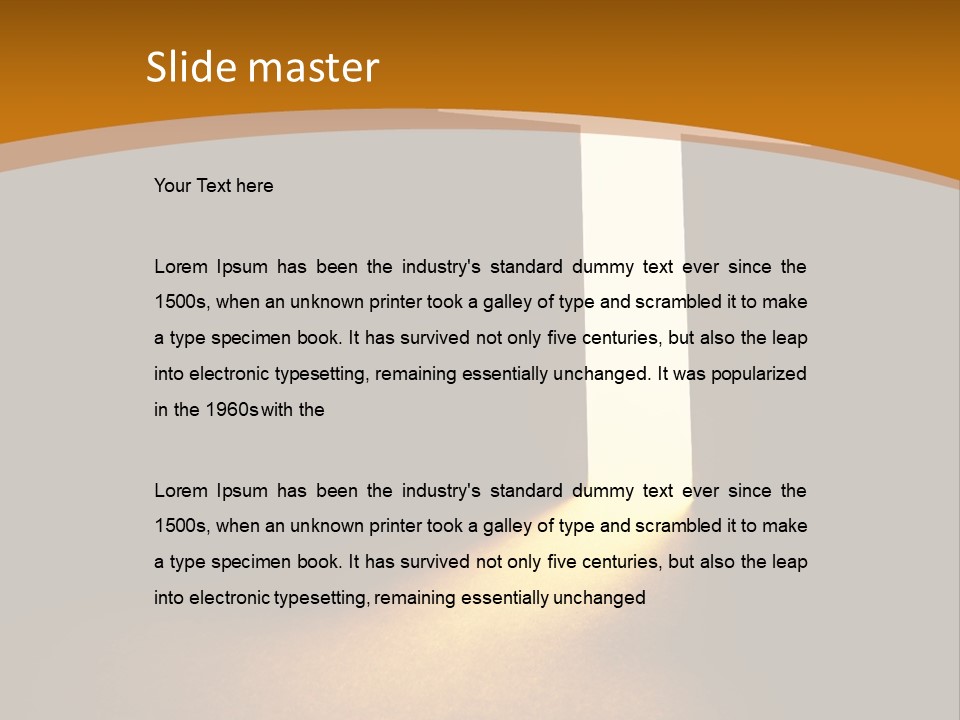 Sanctity Shine Bright PowerPoint Template
