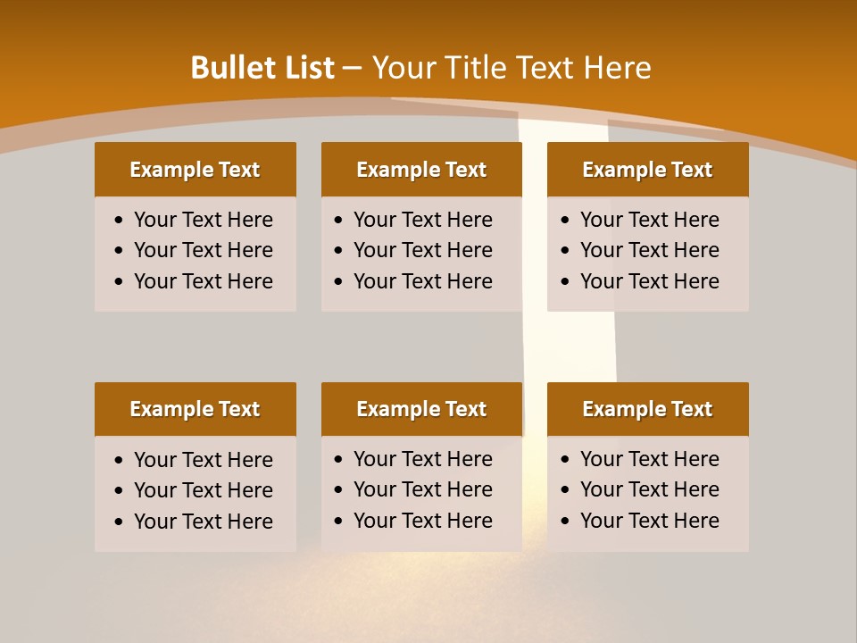 Sanctity Shine Bright PowerPoint Template