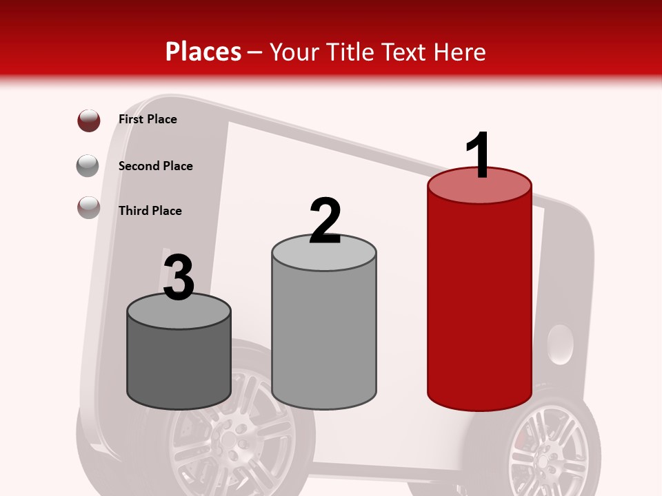 Delivery Tablet Blank PowerPoint Template