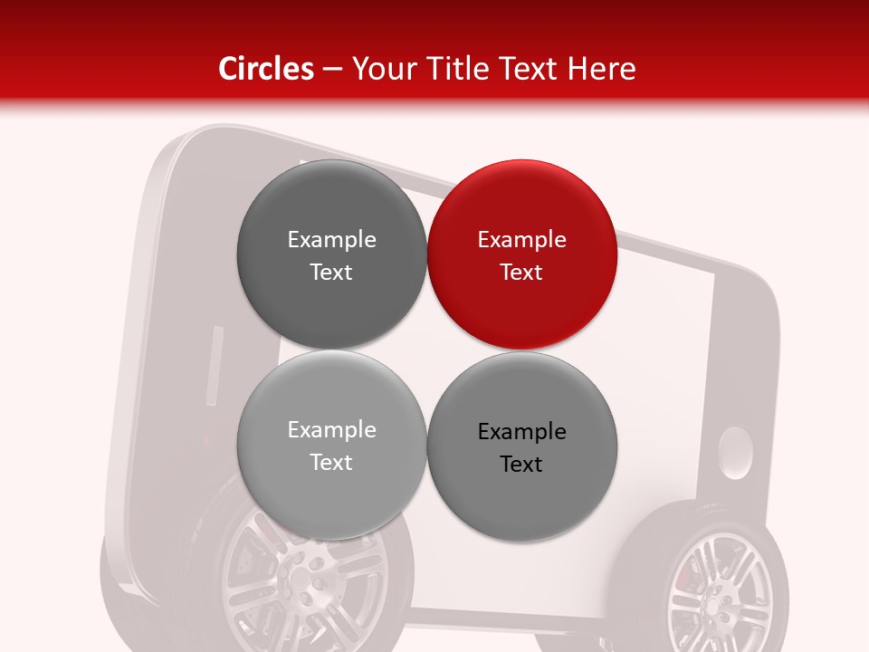 Delivery Tablet Blank PowerPoint Template