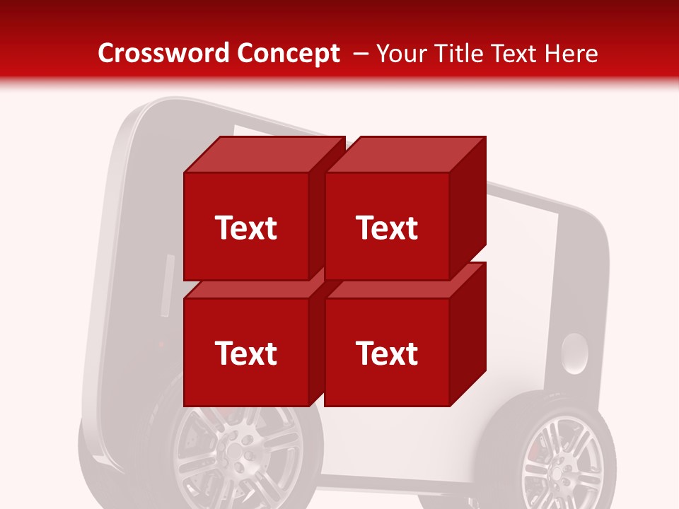 Delivery Tablet Blank PowerPoint Template