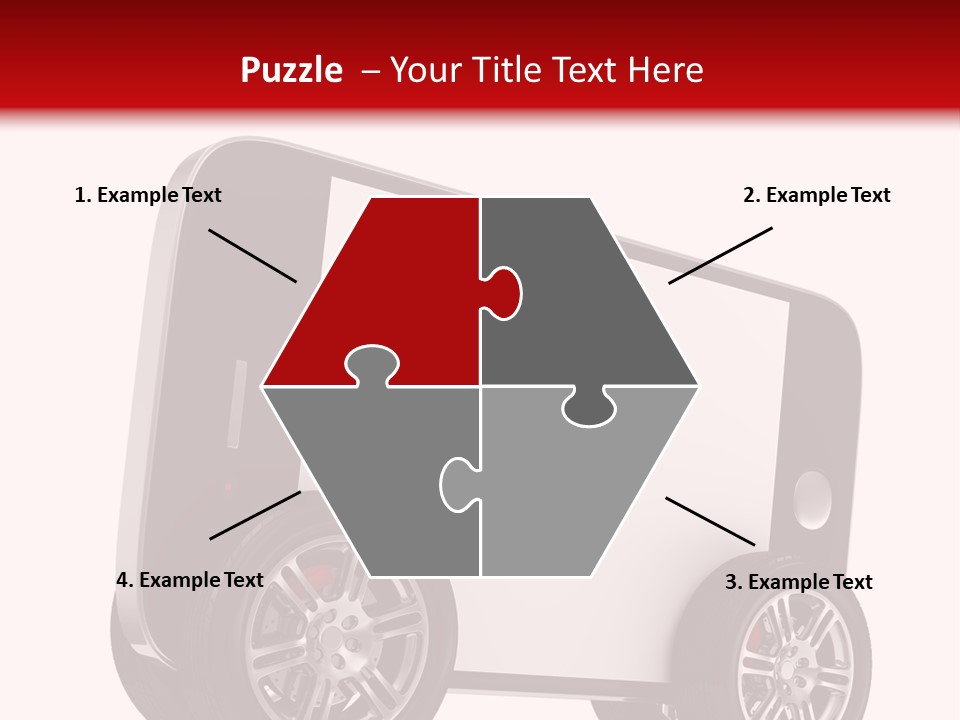 Delivery Tablet Blank PowerPoint Template