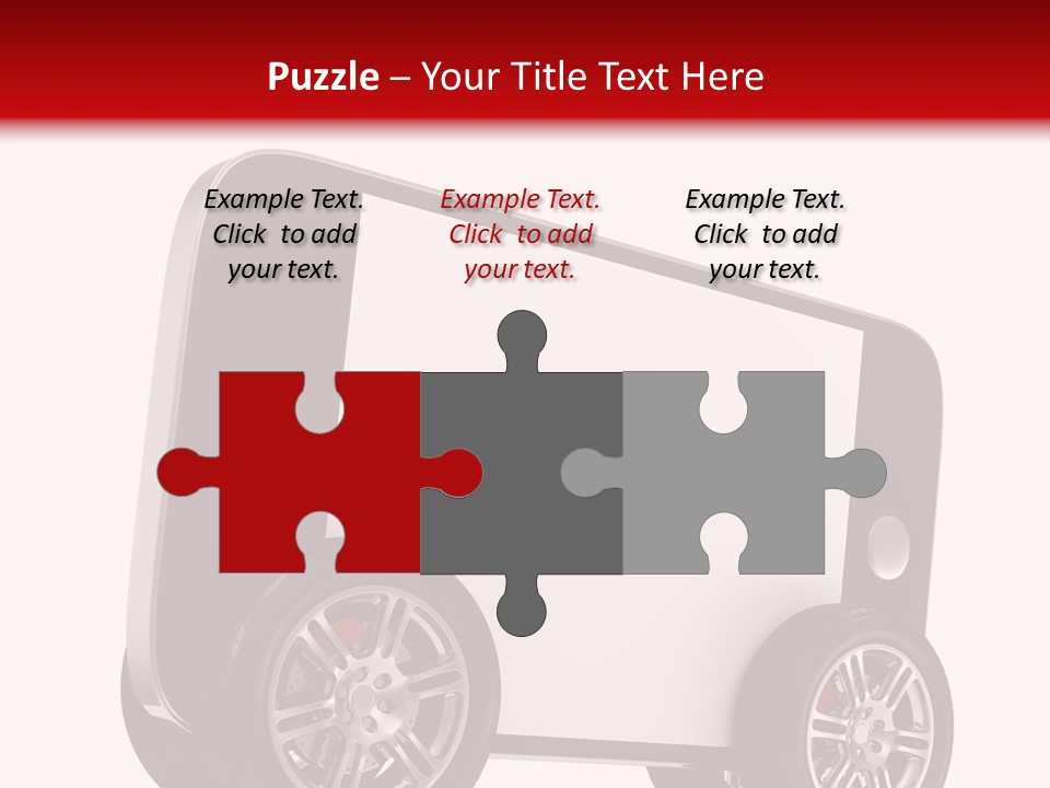 Delivery Tablet Blank PowerPoint Template