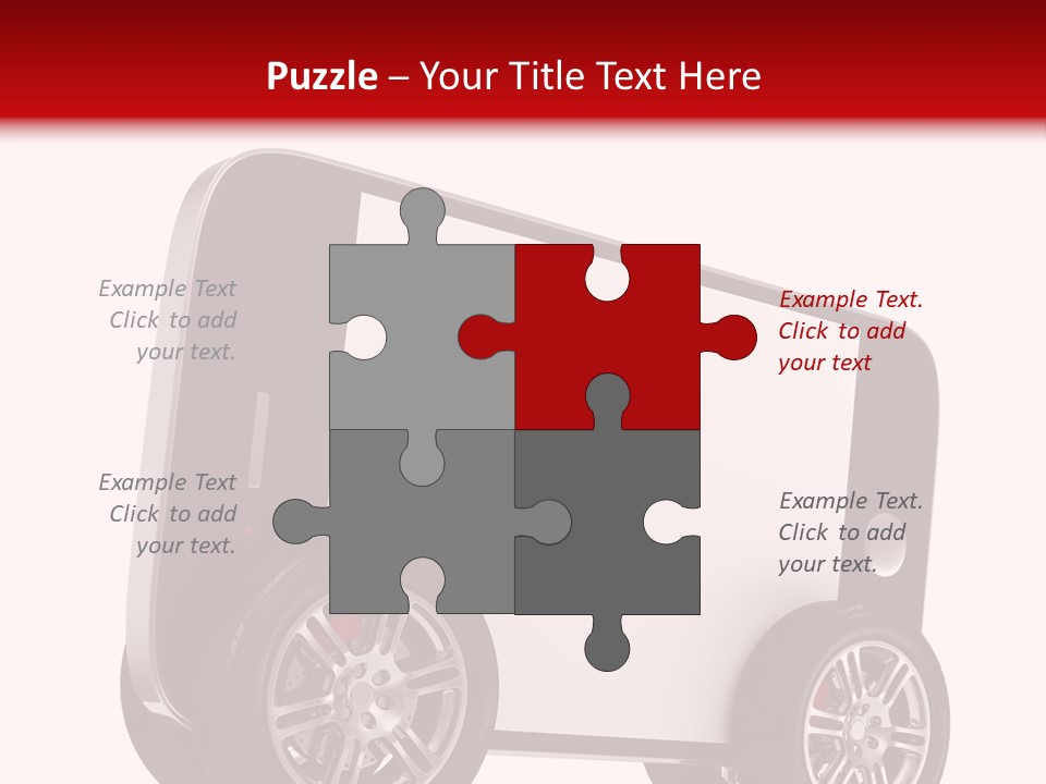 Delivery Tablet Blank PowerPoint Template