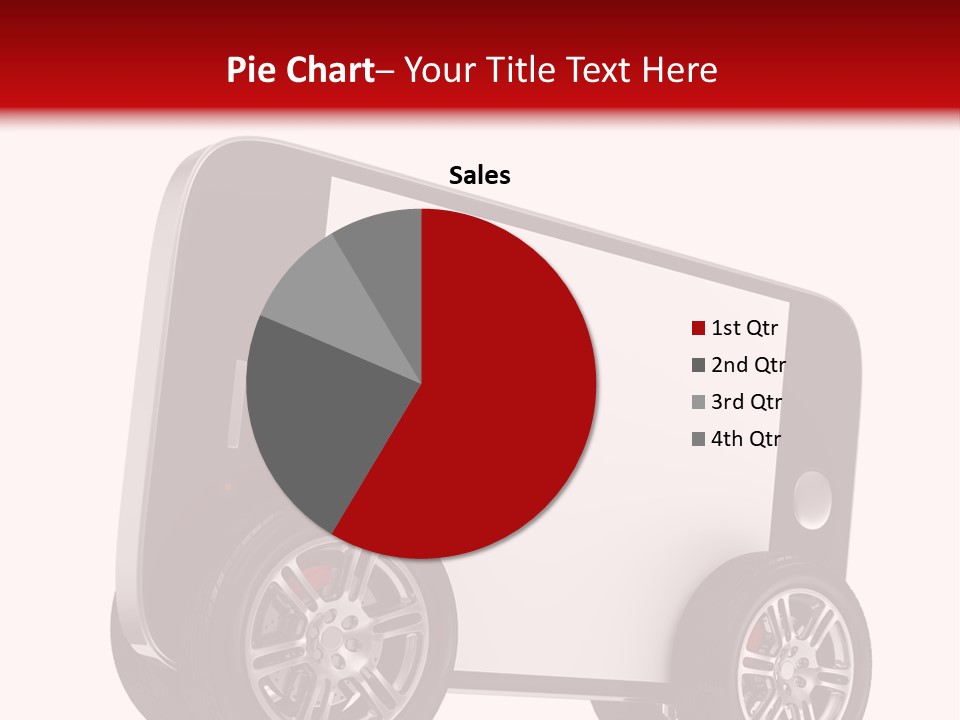 Delivery Tablet Blank PowerPoint Template