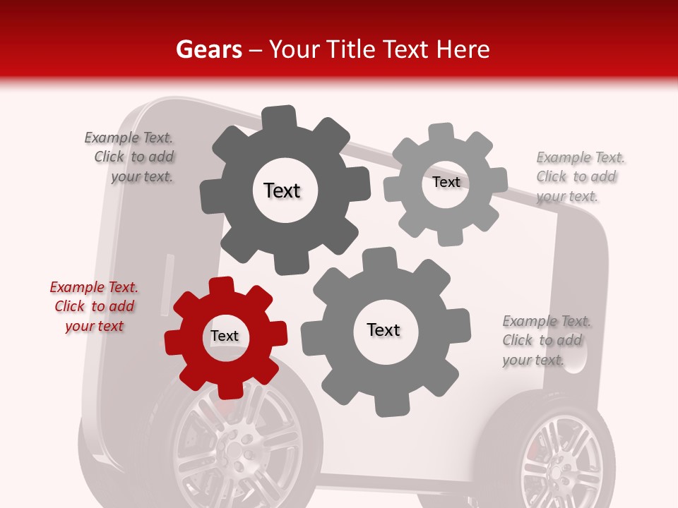 Delivery Tablet Blank PowerPoint Template