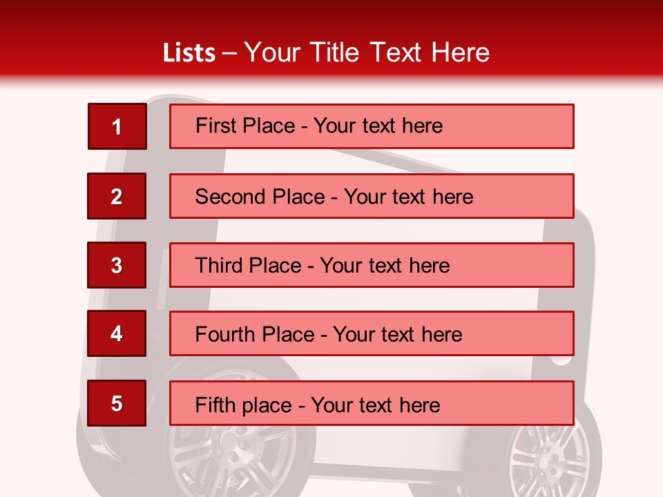 Delivery Tablet Blank PowerPoint Template