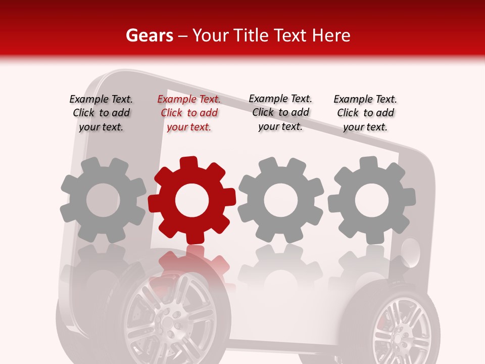 Delivery Tablet Blank PowerPoint Template